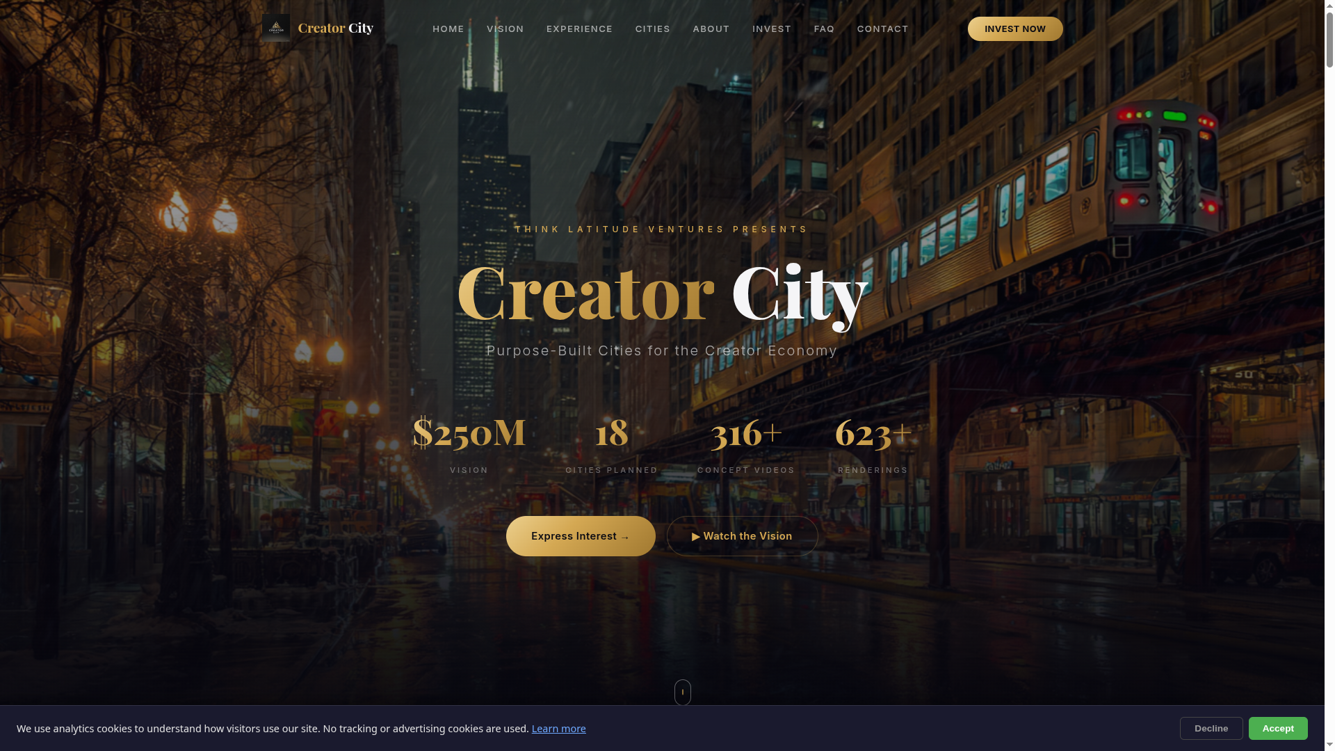 Creator City Website