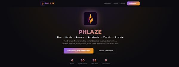 PHLAZE Website